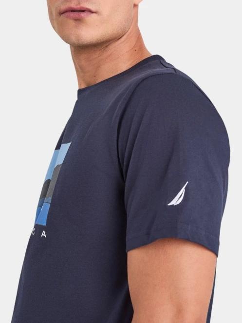tricou cu maneci scurte pt. barbati Nautica Tay T-Shirt albastru inchis 6