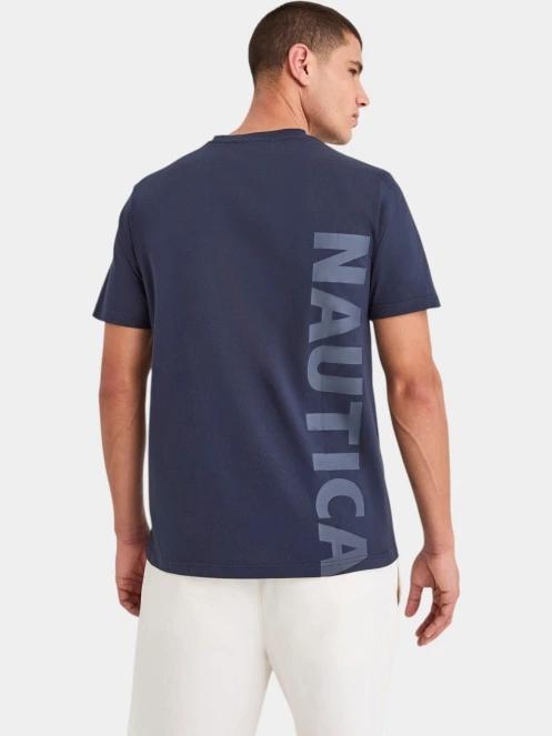 tricou cu maneci scurte pt. barbati Nautica Indus T-Shirt albastru inchis 3