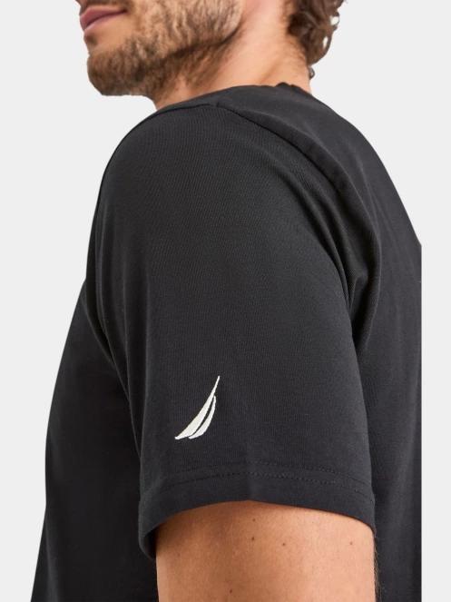 tricou cu maneci scurte pt. barbati Nautica Sassandra T-Shirt negru 6