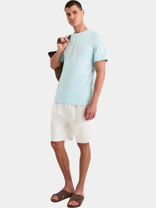 tricou cu maneci scurte pt. barbati Nautica Sassandra T-Shirt albastru deschis 4