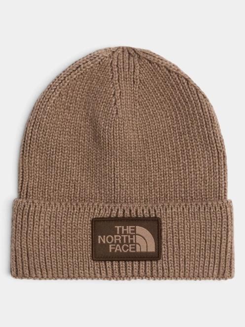 caciula tricotata The North Face Tnf Logo Box Cuffed Beanie maro 2