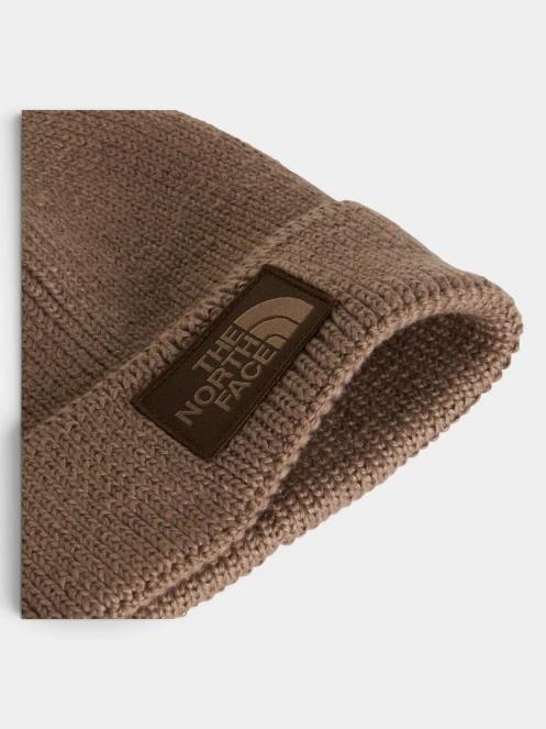 caciula tricotata The North Face Tnf Logo Box Cuffed Beanie maro 3
