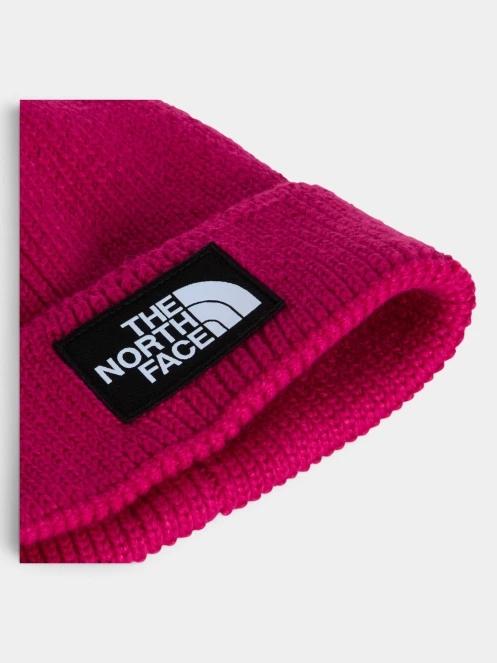 caciula tricotata The North Face Tnf Logo Box Cuffed Beanie magenta 3