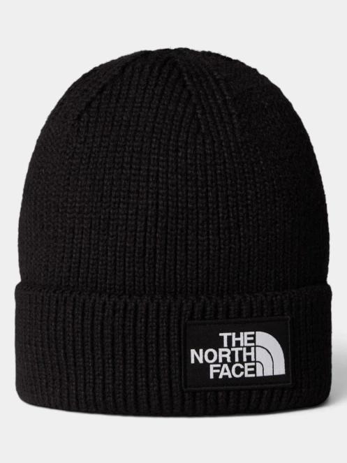 caciula tricotata The North Face Tnf Logo Box Cuffed Beanie negru 2