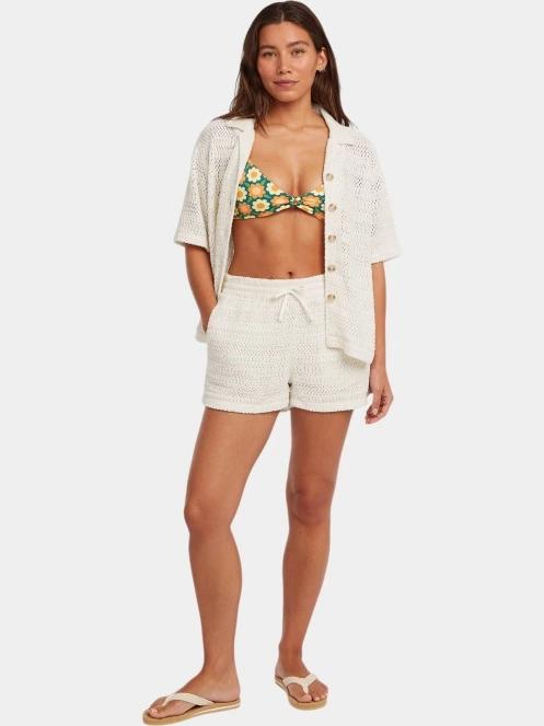 camasa cu maneci scurte pt. femei O'Neill O'Riginals Crochet Shirt nisip 4