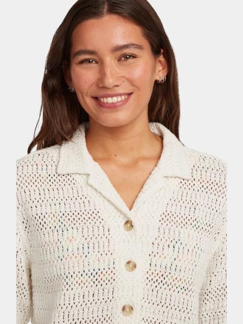 camasa cu maneci scurte pt. femei O'Neill O'Riginals Crochet Shirt nisip 5