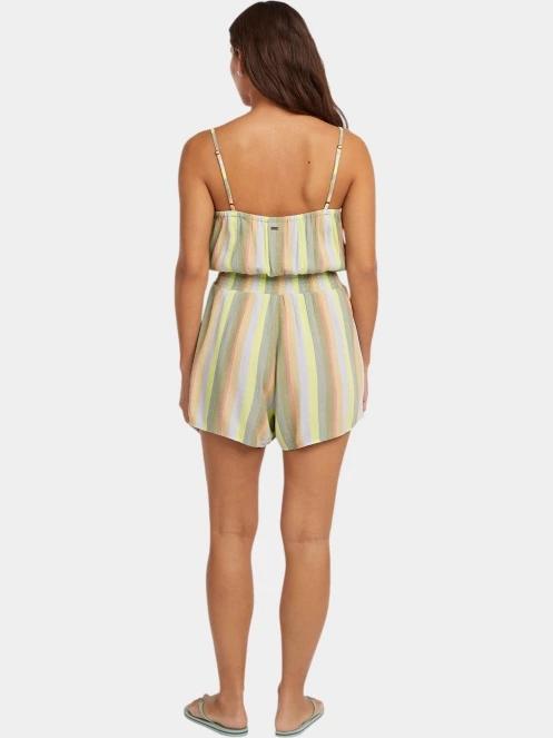 salopete pt. femei O'Neill Thin Strap Buttoned Romper verde 3
