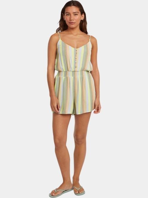 salopete pt. femei O'Neill Thin Strap Buttoned Romper verde 6