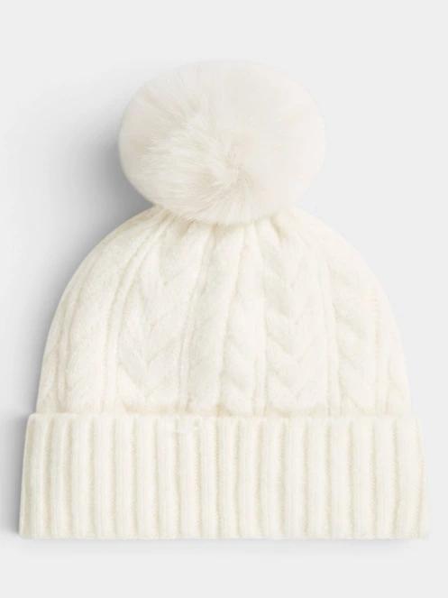 caciula cu mot O'Neill Nora Beanie alb 3