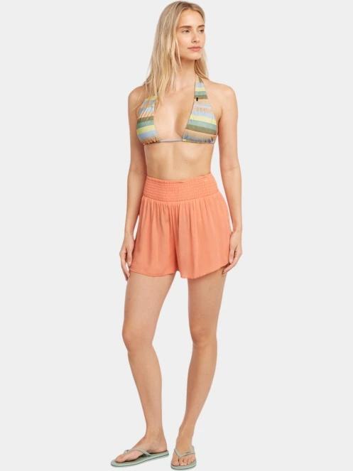pantaloni scurti pt. femei O'Neill Johnny Smocked Waist Shorts portocaliu 5