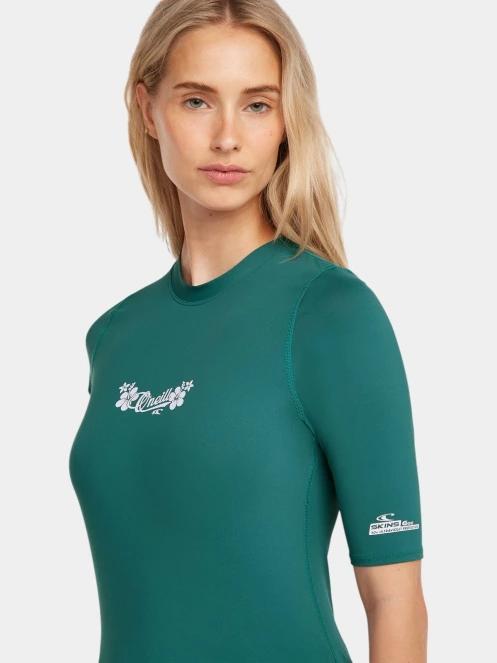 lycra cu maneci scurte pt. femei O'Neill O'Neill Skins S/Slv verde 4