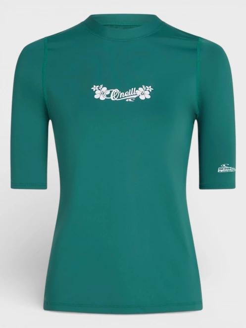 lycra cu maneci scurte pt. femei O'Neill O'Neill Skins S/Slv verde 5