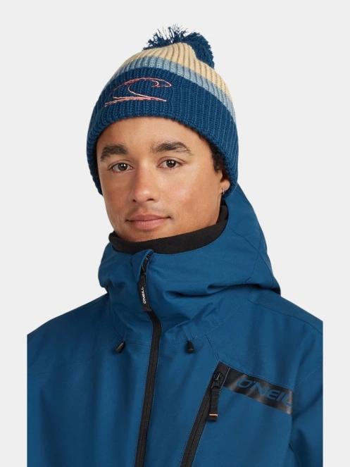 caciula cu mot O'Neill Powder Beanie albastru inchis 4