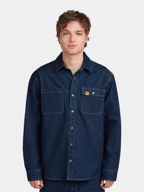 jacheta camasa pt. barbati O'Neill O'Riginals Denim Shirt albastru inchis 2