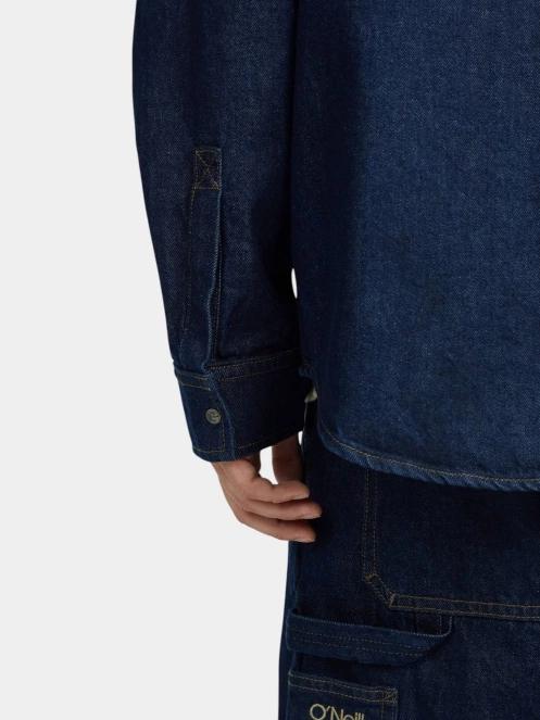 jacheta camasa pt. barbati O'Neill O'Riginals Denim Shirt albastru inchis 6