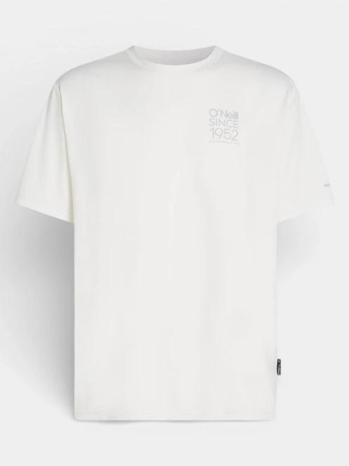 tricou pentru sport, cu maneci scurte pt. barbati O'Neill O'Neill Hybrid Upf Polygiene Back Print T-Shirt alb 6