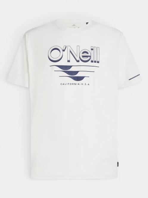 tricou pentru sport, cu maneci scurte pt. barbati O'Neill O'Neill Hybrid Upf Polygiene Graphic T-Shirt alb 6