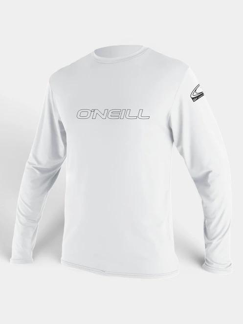lycra cu maneci lungi O'Neill Youth Basic Skins L/S Sun Shirt alb 3