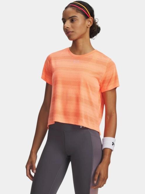 tricou pentru sport, cu maneci scurte pt. femei Under Armour UA Velociti Shortsleeve portocaliu 2