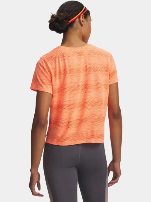 tricou pentru sport, cu maneci scurte pt. femei Under Armour UA Velociti Shortsleeve portocaliu 3