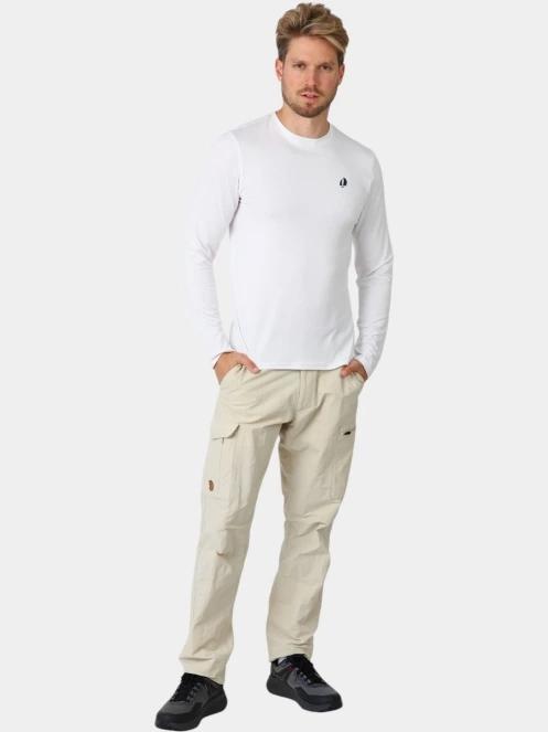 tricou cu maneci lungi, pentru sport pt. barbati TBS Yarditee alb 5