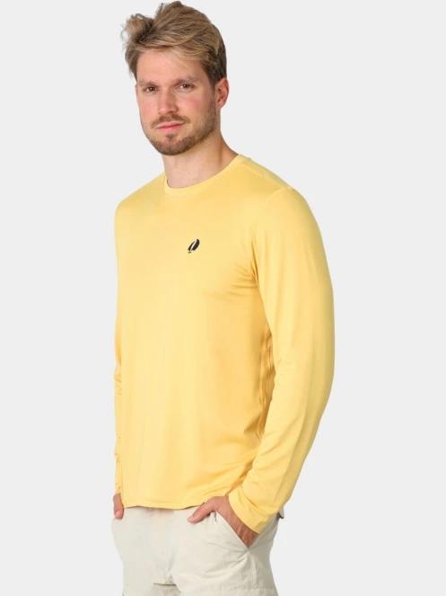 tricou cu maneci lungi, pentru sport pt. barbati TBS Yarditee galben 3