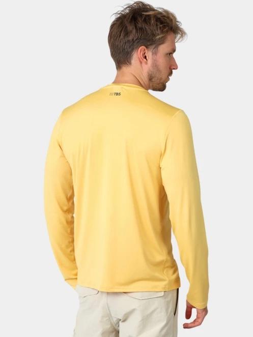 tricou cu maneci lungi, pentru sport pt. barbati TBS Yarditee galben 4