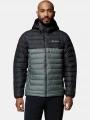 geaca matlasata de tranzitie pt. barbati Columbia Powder Lite II Hooded Jacket verde 1