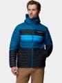 geaca matlasata de tranzitie pt. barbati Columbia Powder Pass Hooded Jacket albastru 1