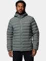 geaca matlasata de tranzitie pt. barbati Columbia Terwilliger Trail Heat Seal Hooded Jacket verde 1