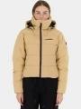 geaca matlasata de tranzitie pt. femei Fundango Amber Cropped Jacket galben 1