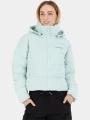 geaca matlasata de tranzitie pt. femei Fundango Amber Cropped Jacket verde 1