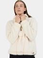 pulover cu gluga pt. femei Fundango Juniper Pile Jacket alb 1