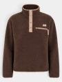 pulover polar pt. femei Fundango Pacha Fleece Jacket maro 1