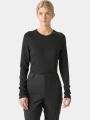 top lenjerie de corp pt. femei Helly Hansen W Lifa Merino Midweight Crew negru 1