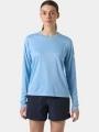 tricou cu maneci lungi, pentru sport pt. femei Helly Hansen W Hh Tech Crew Ls albastru deschis 1