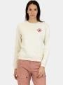 pulover pt. femei Fjallraven 1960 Logo Badge Sweater W alb 1
