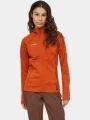 pulover polar pt. femei Mammut Taiss ML Hooded Jacket portocaliu 1