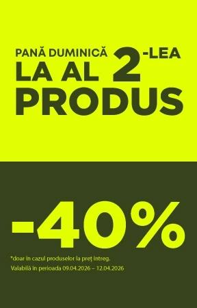 La fiecare al doilea produs -40%