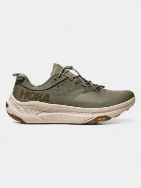bocanci de drumetie pt. barbati Hoka Transport GTX verde 3