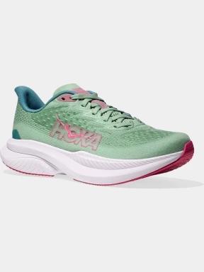 pantofi pentru alergat pe asfalt pt. femei Hoka Mach 6 verde 1