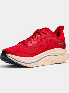 pantofi pentru alergat pe asfalt pt. barbati Hoka Clifton 10 rosu 3