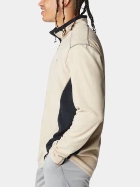 pulover polar pt. barbati Columbia Klamath Range II Half Zip nisip 3