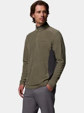 pulover polar pt. barbati Columbia Klamath Range II Half Zip verde 3