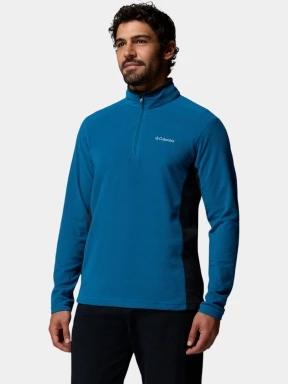 pulover polar pt. barbati Columbia Klamath Range II Half Zip albastru 3