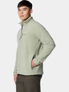 pulover polar pt. barbati Columbia Fast Trek II Full Zip Fleece verde 3