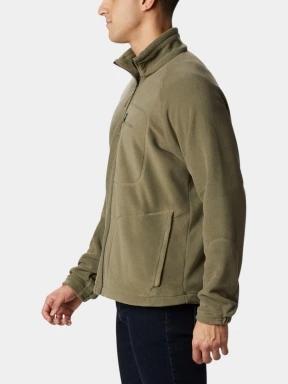 pulover polar pt. barbati Columbia Fast Trek II Full Zip Fleece verde 3