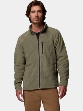 pulover polar pt. barbati Columbia Fast Trek II Full Zip Fleece verde 1
