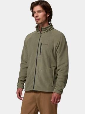 pulover polar pt. barbati Columbia Fast Trek II Full Zip Fleece verde 3