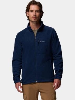 pulover polar pt. barbati Columbia Fast Trek II Full Zip Fleece albastru inchis 1